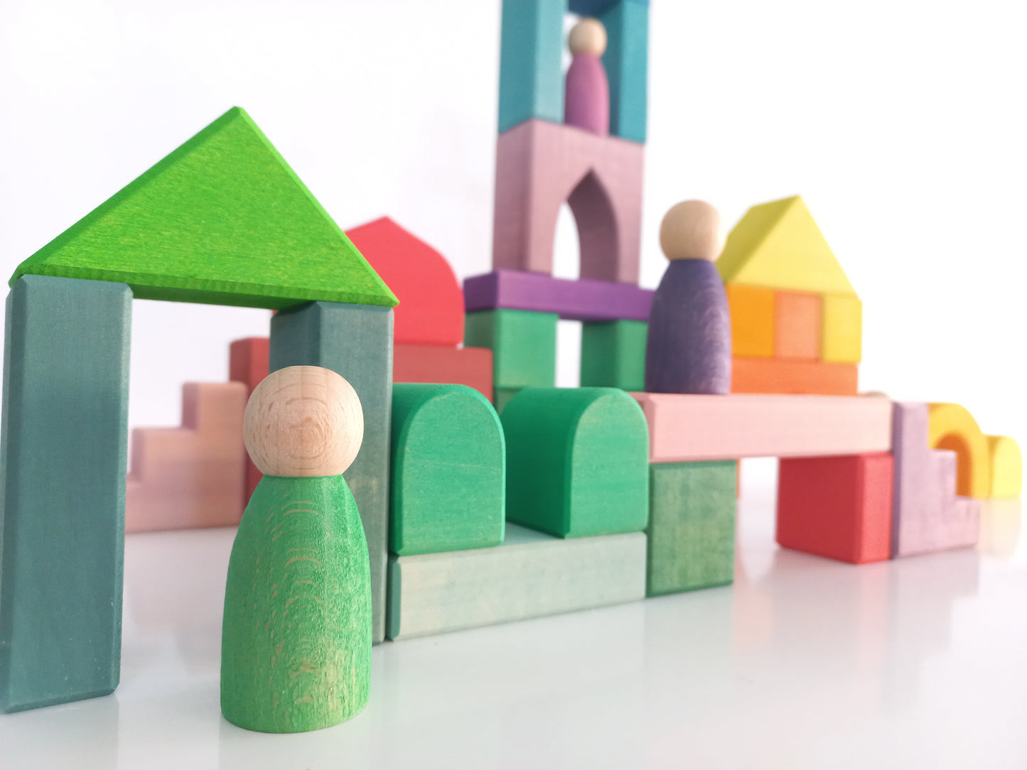 Fortress Block Set - Rainbow