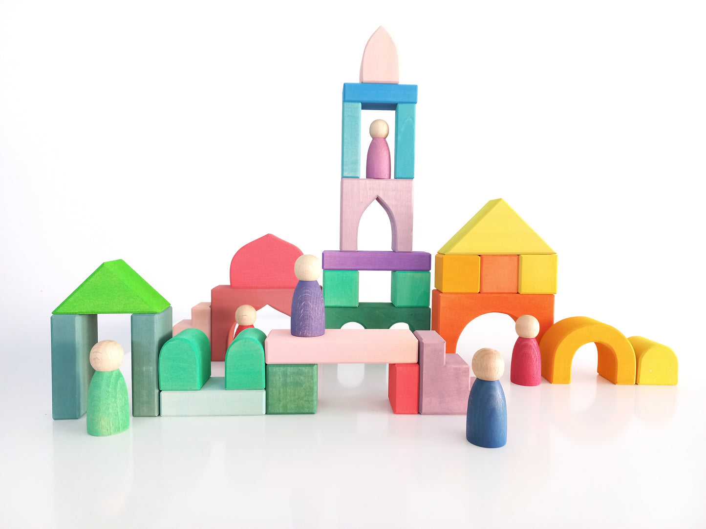 Fortress Block Set - Rainbow