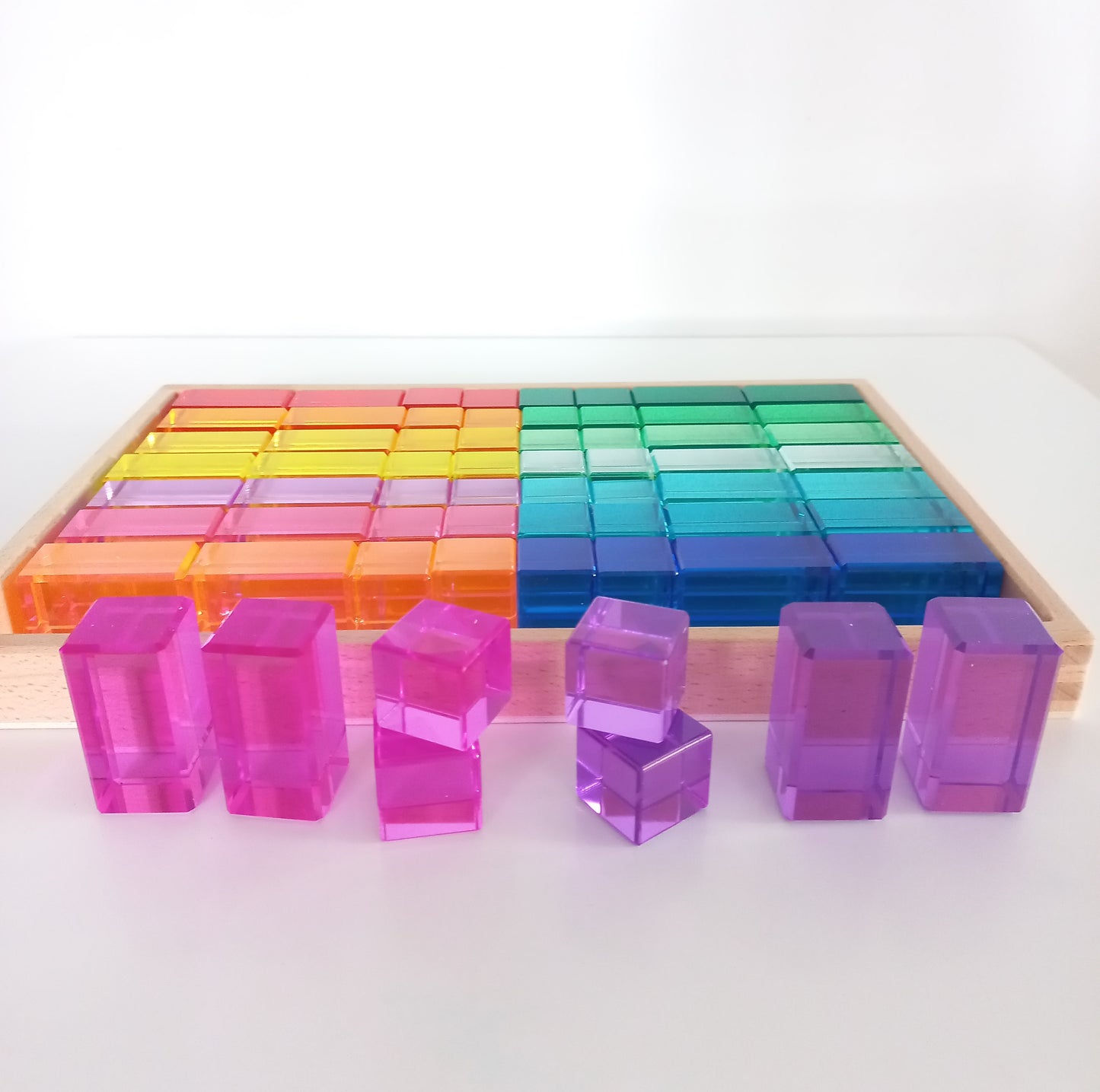 Acrylic Mixed Block Set - Multicolour