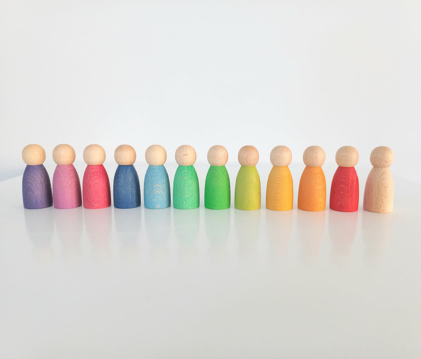 Rainbow Peg People