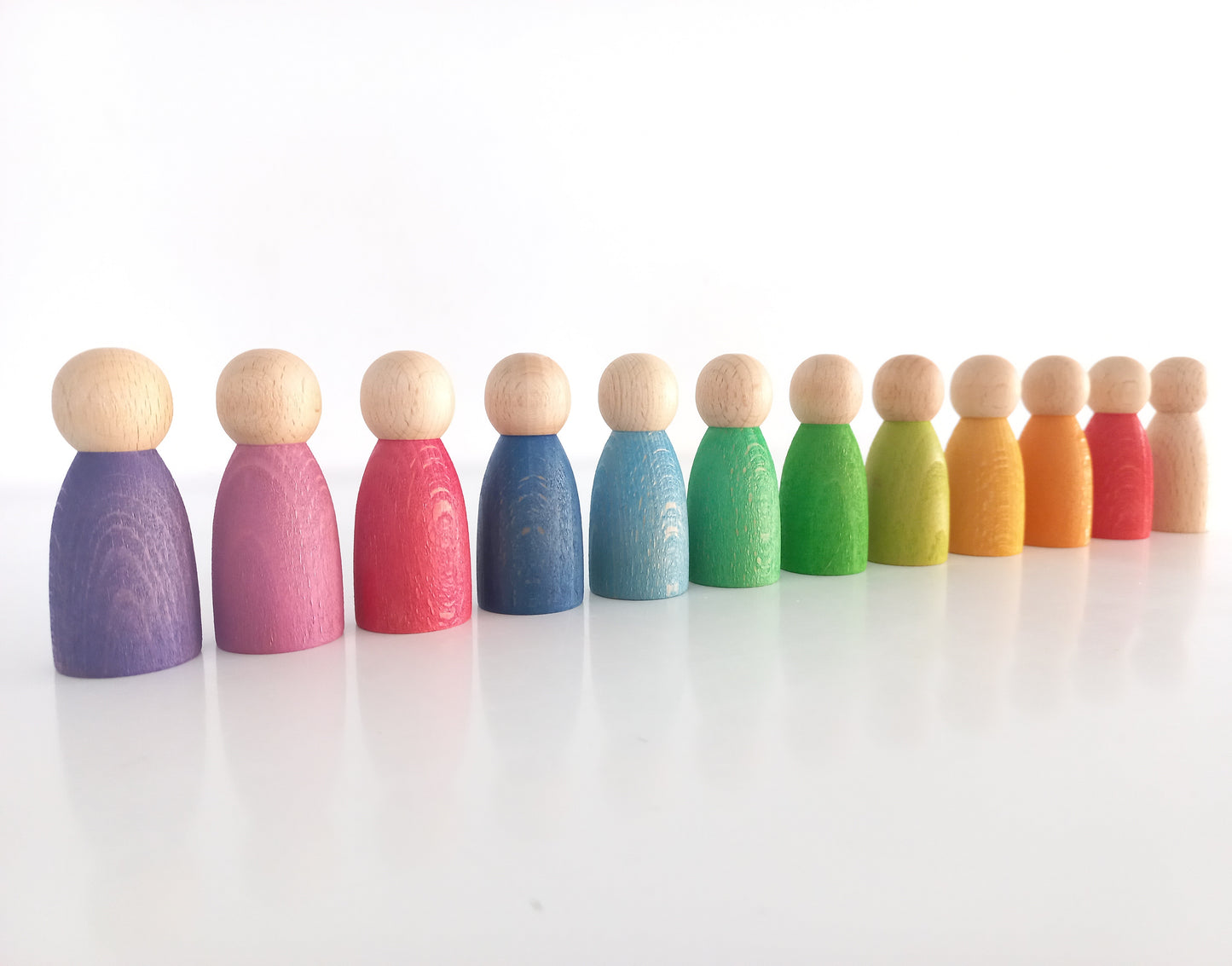Rainbow Peg People