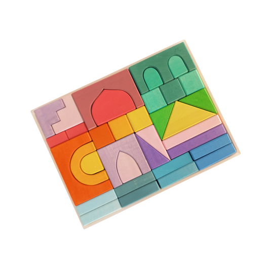 Fortress Block Set - Rainbow
