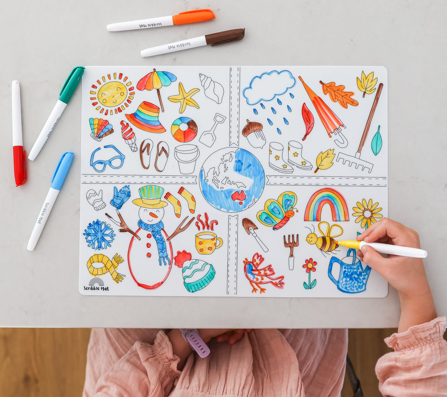 Scribble Mat - Seasons