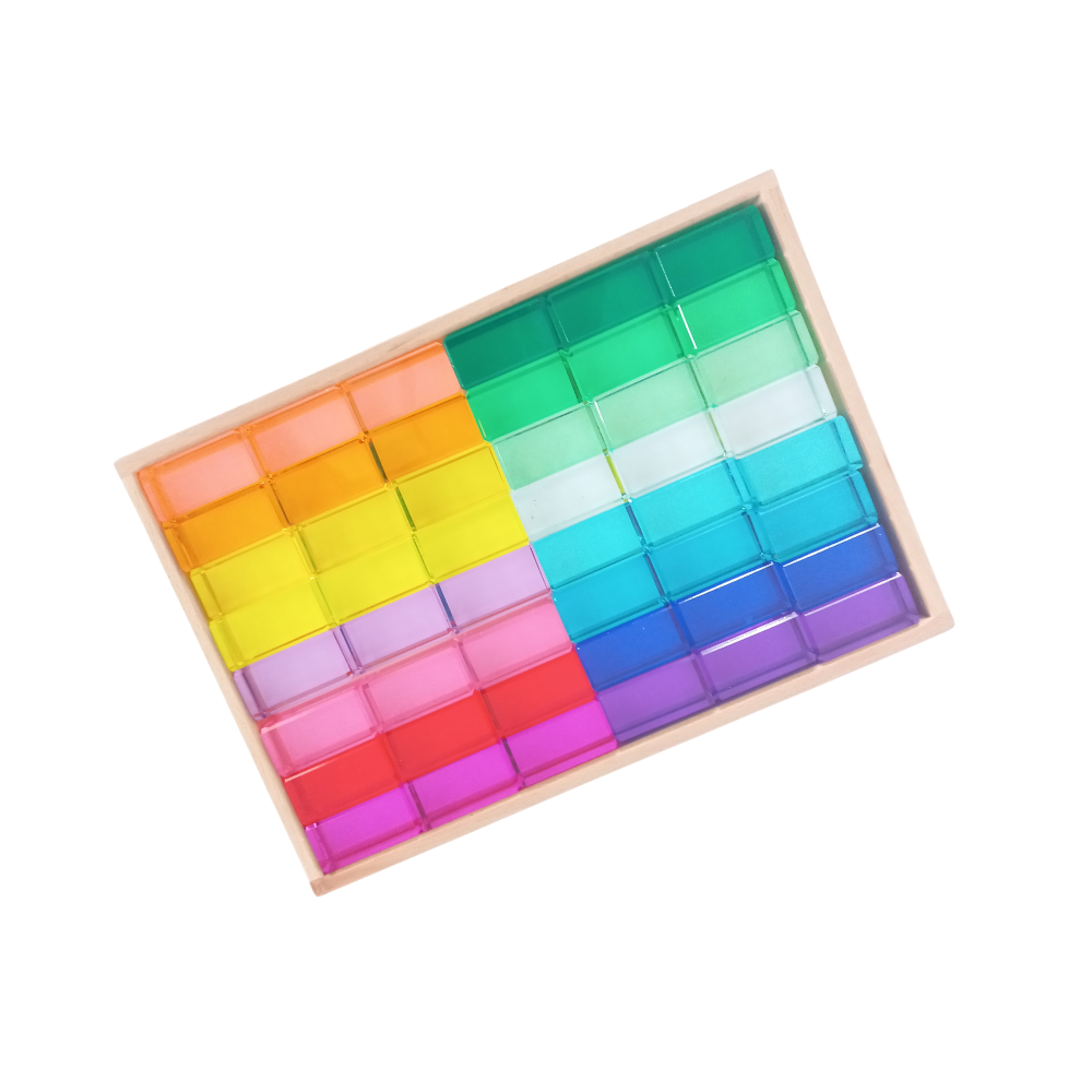 Acrylic Rectangle Block Set - Multicolour – Busy Little Bundles