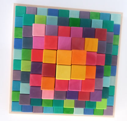 PRE-ORDER - Rainbow Pyramid Blocks