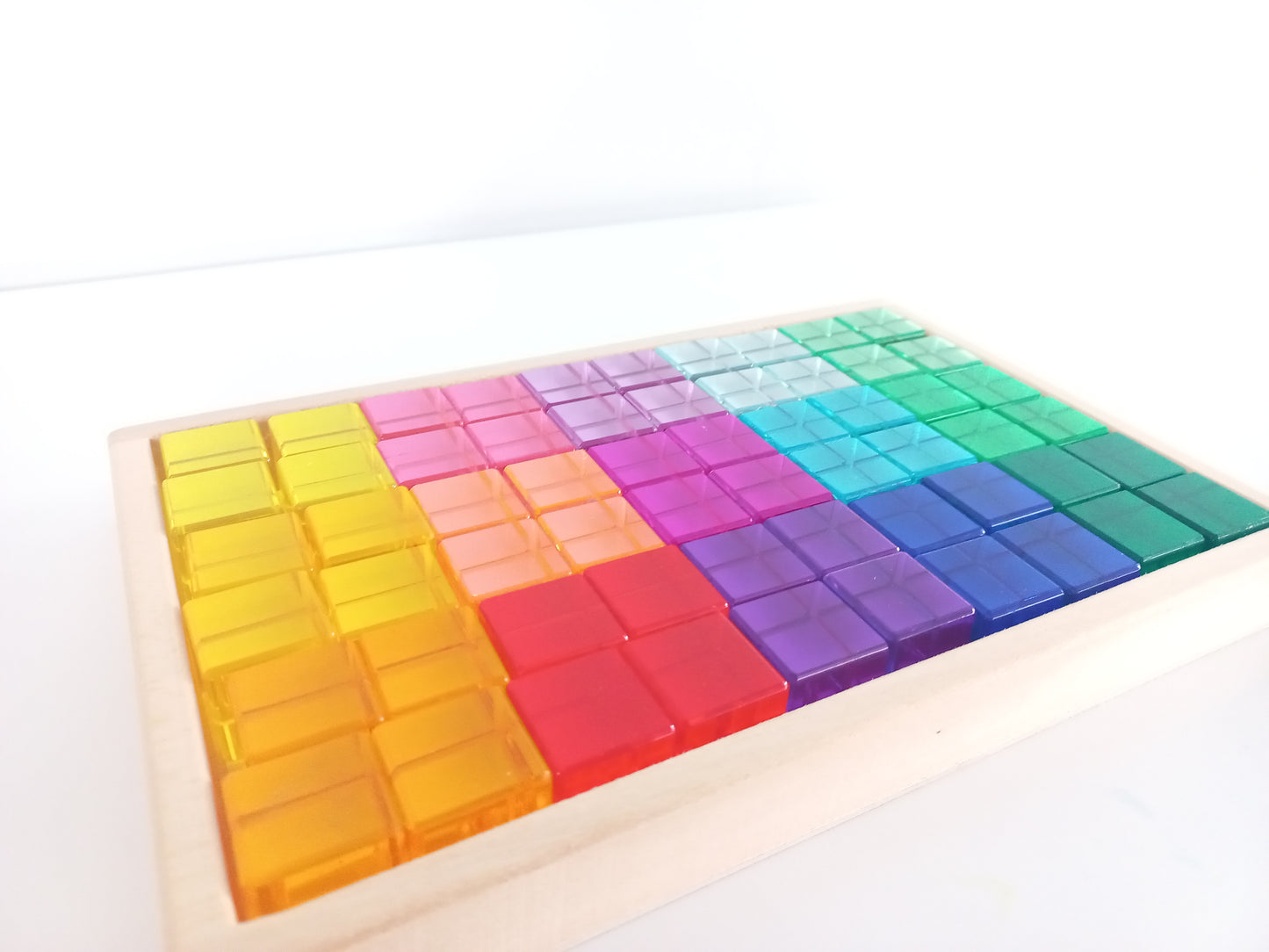 Acrylic Cube Block Set - Multicolour