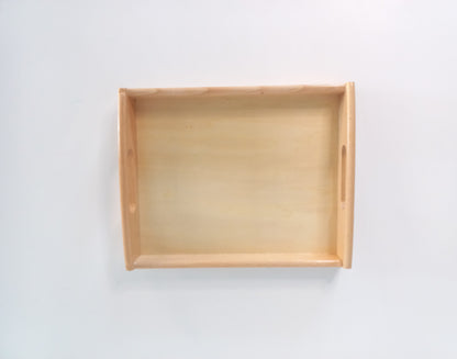 Rectangular Wooden Play Tray