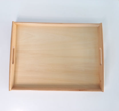Rectangular Wooden Play Tray