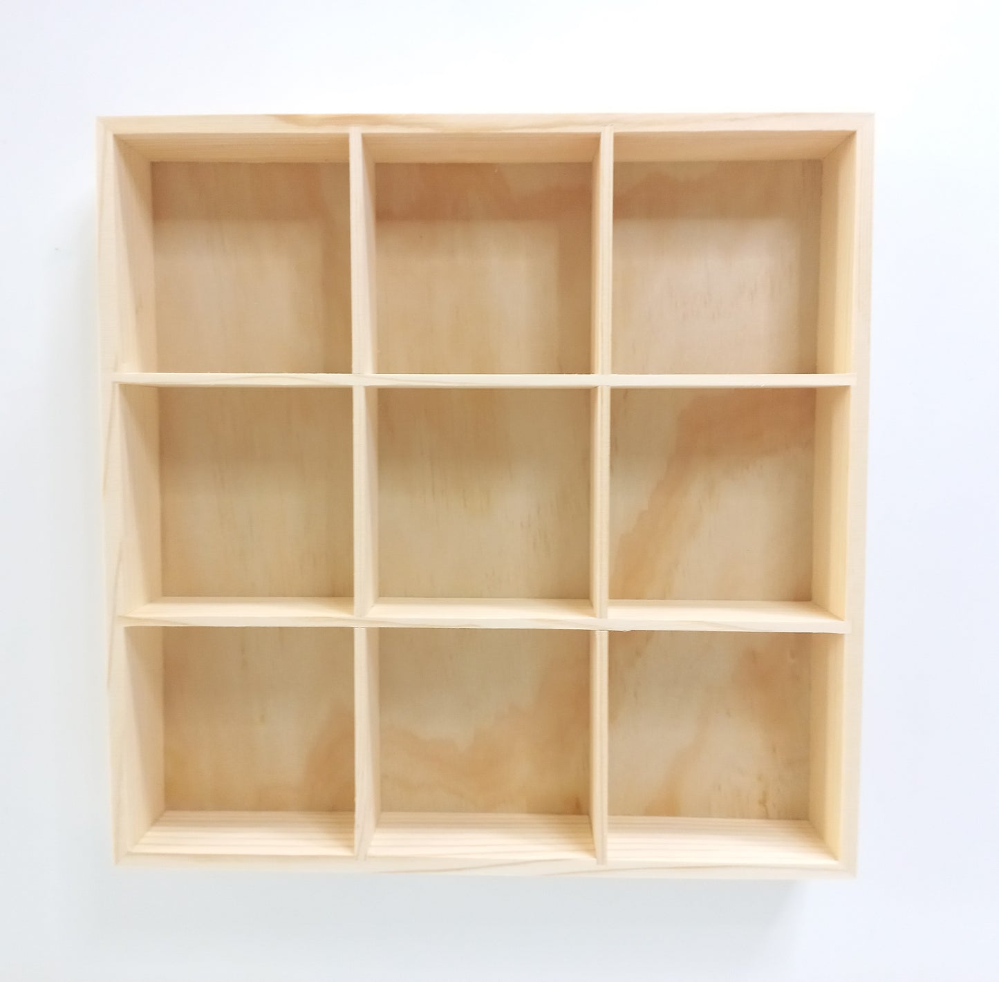 Wooden Tray with Compartments