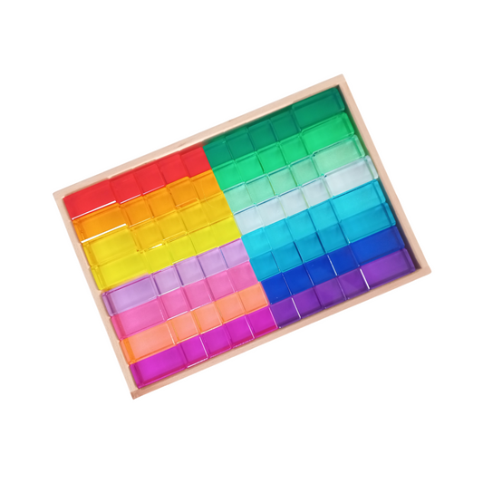 Acrylic Mixed Block Set - Multicolour