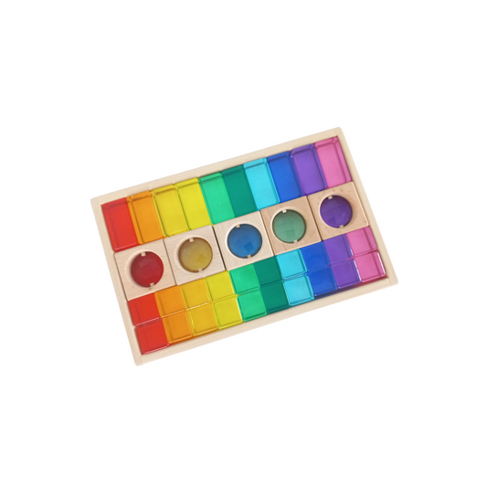 Acrylic Block and Gemstone Window Set