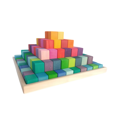 PRE-ORDER - Rainbow Pyramid Blocks